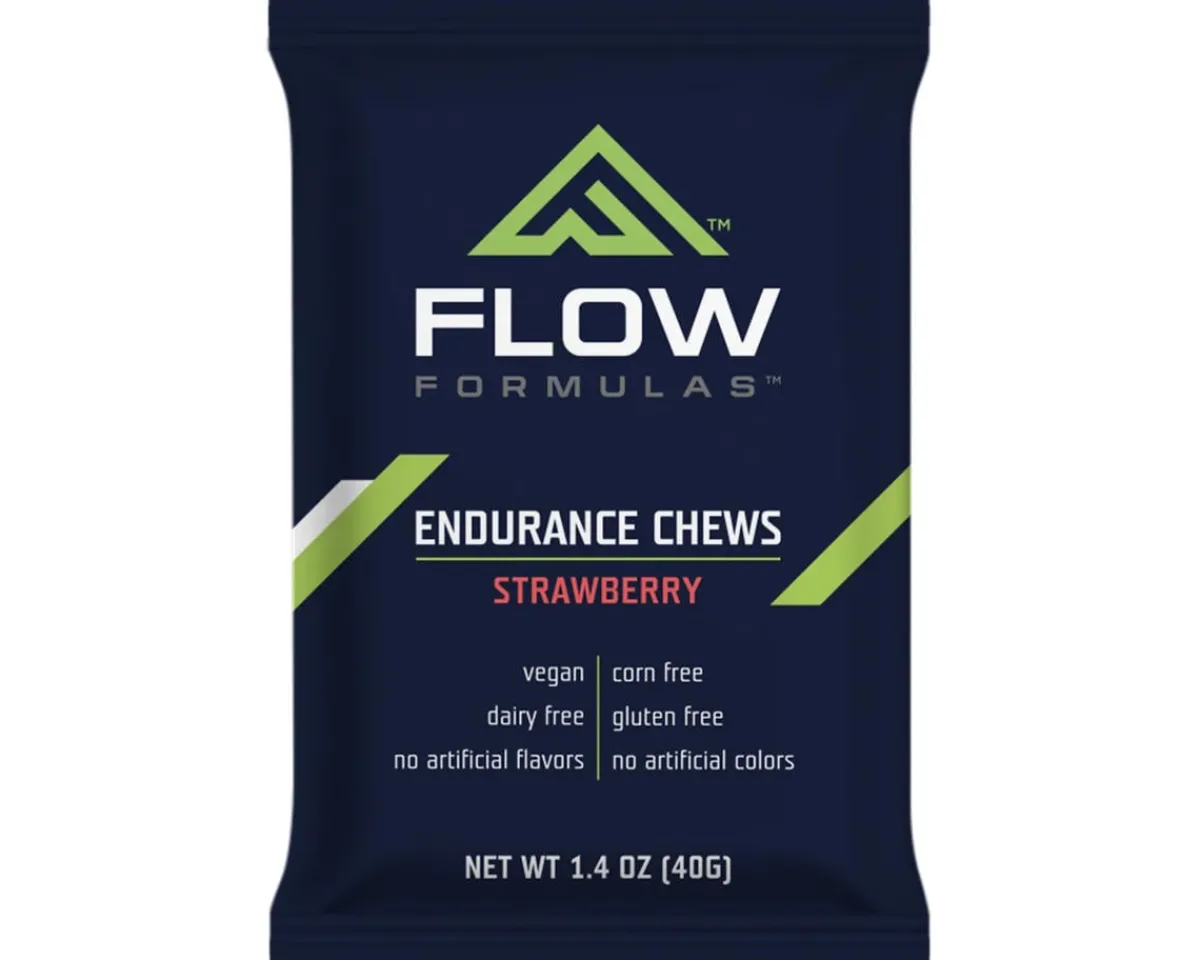 Flow Formulas Nutrition & Skin Care|Endurance Chews (Strawberry)