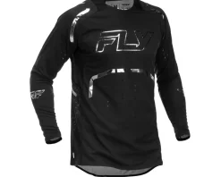 Fly Racing Jerseys|Evolution DST SE Spark Jersey (Black/Silver) (2XL)