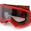 Fly Racing Sunglasses & Goggles|Focus Goggle (Red/Black) (Clear Lens)