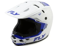 Fly Racing Helmets|Helmets|Kinetic Verdict Helmet (White/Blue/Grey) (2XL)