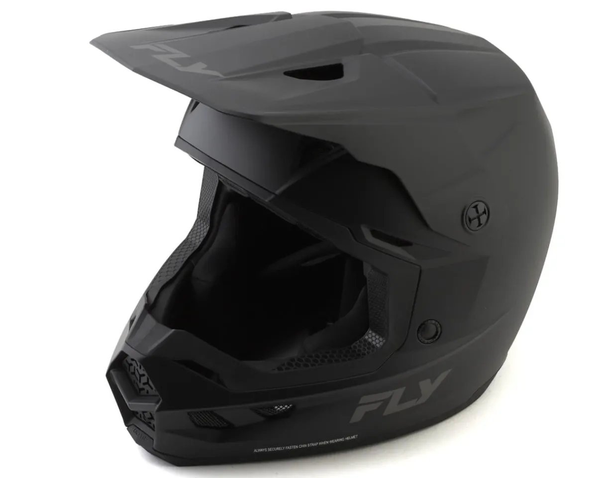 Fly Racing Helmets|Helmets|Kintetic Solid Helmet (Matte Black) (2XL)