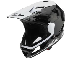 Fly Racing Helmets|Helmets|Rayce Repeat Full Face Helmet (Black/White) (L)