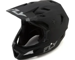 Fly Racing Helmets|Helmets|Rayce Solid Full Face Helmet (Matte Black) (L)