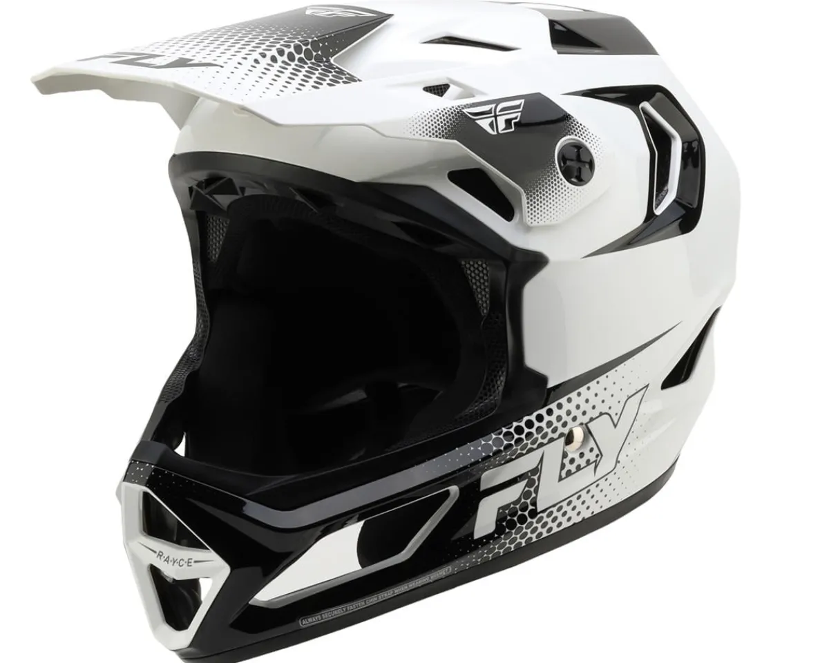 Fly Racing Helmets|Youth & Kids|Rayce Sonar Youth Bicycle Helmet (White/Black) (Youth L)