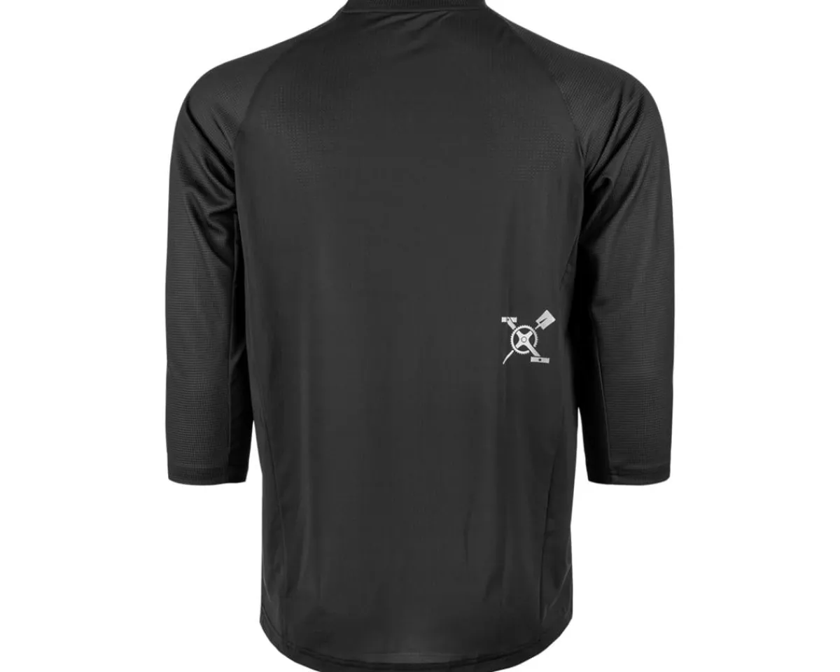 Fly Racing Clothing Sale|Jerseys|Ripa 3/4 Sleeve Jersey (Black/Grey) (S)