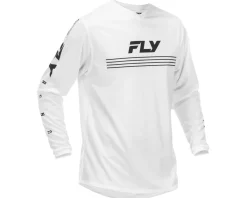 Fly Racing Jerseys|Universal Jersey (White/Black) (2XL)