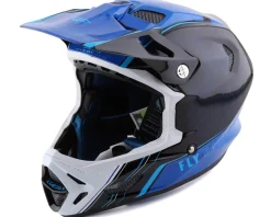 Fly Racing Helmets|Youth & Kids|Werx-R Carbon Full Face Helmet (Blue Carbon) (Youth L)
