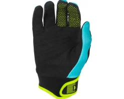 Fly Racing Clothing Accessories|Summer Essentials|Youth F-16 Gloves (Aqua/Black/White) (Youth L)