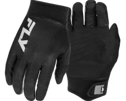 Fly Racing Clothing Accessories|Summer Essentials|Youth F-16 Gloves (Black/White) (Youth L)