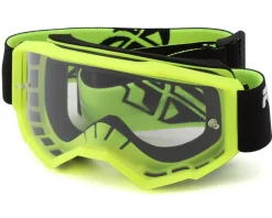 Fly Racing Sunglasses & Goggles|Youth & Kids|Youth Focus Goggle (Hi-Vis/Black) (Clear Lens)