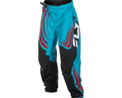 Fly Racing Clothing Sale|Tights & Pants|Youth F-16 Pants (Cyan/Black/Red) (20)