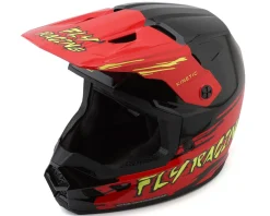 Fly Racing Helmets|Helmets|Youth Kinetic Surge Helmet (Black/Red/Yellow) (Youth S)