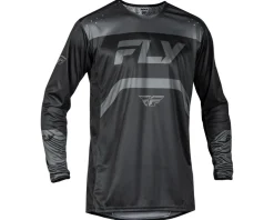Fly Racing Clothing Sale|Jerseys|Youth Rayce Long Sleeve Jersey (Black/Charcoal) (Youth XL)