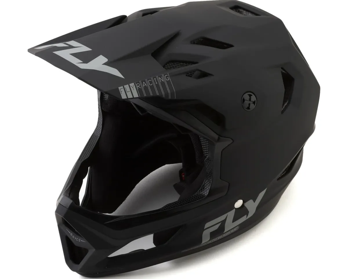 Fly Racing Helmets|Youth & Kids|Youth Rayce Repeat Full Face Helmet (Matte Black) (Youth L)