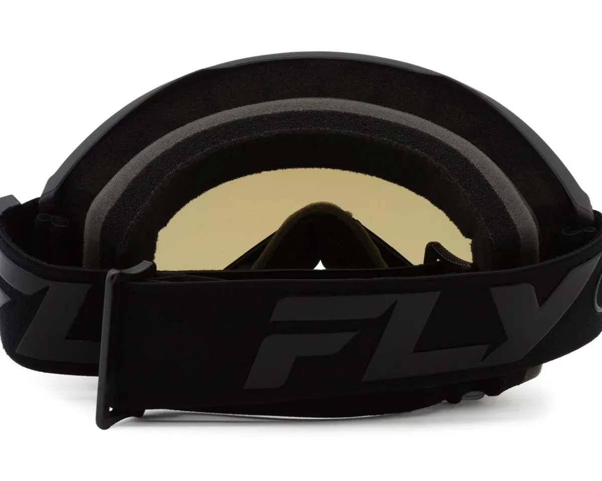 Fly Racing Clothing Sale|Sunglasses & Goggles|Zone Goggles (Black/Black) (Sky Blue Mirror/Smoke Lens)