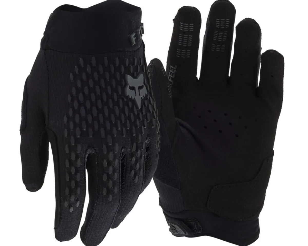 Fox Racing Clothing Accessories|Youth & Kids|Defend Youth Long Finger Gloves (Black) (Youth S)