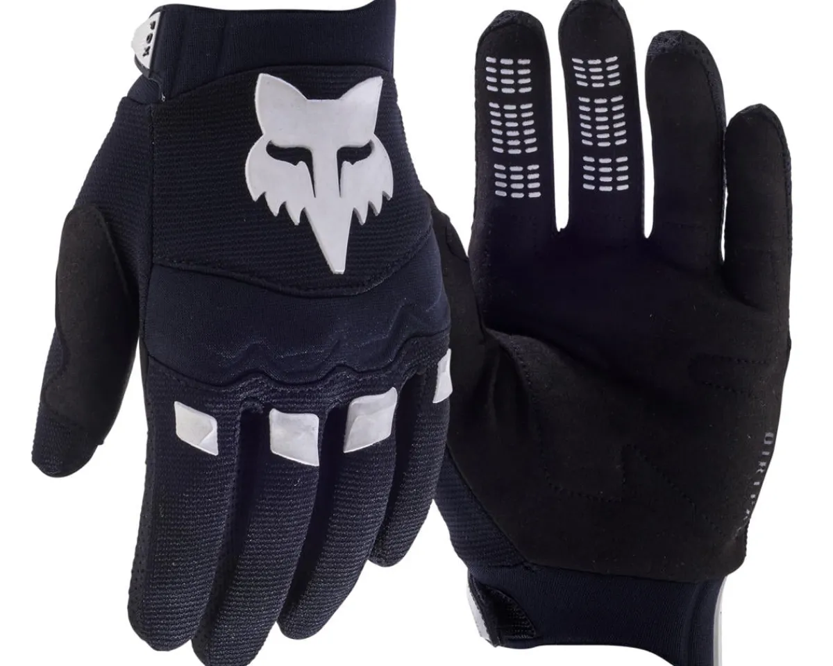Fox Racing Clothing Accessories|Youth & Kids|Dirtpaw Youth Long Finger Gloves (Black) (Youth M)
