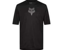 Fox Racing Jerseys|Ranger Fox Head Short Sleeve Jersey (Black) (S)