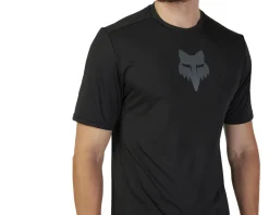 Fox Racing Jerseys|Ranger Lab Head Short Sleeve Jersey (Black) (S)