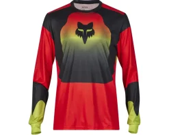 Fox Racing Jerseys|Ranger Revise Long Sleeve Jersey (Red/Yellow) (S)