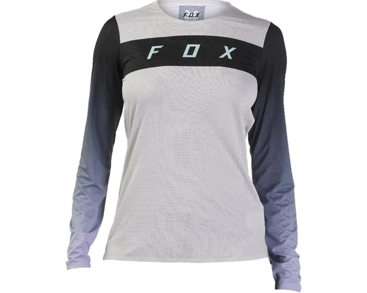 Fox Racing Clothing Sale|Women'S|Women's Flexair Race Jersey (Vintage White) (M)