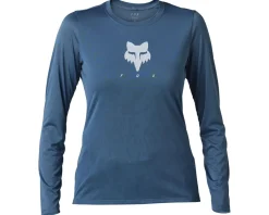 Fox Racing Women'S|Jerseys|Women's Ranger TruDri Long Sleeve Jersey (Dark Slate) (L)