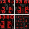 Fox Suspension Suspension|All Mountain Fork and Shock Decal Kit (Ignition Red)