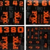 Fox Suspension Suspension|All Mountain Fork and Shock Decal Kit (Factory Orange)