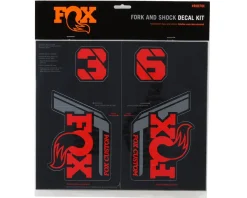 Fox Suspension Suspension|Custom Decal Kit (Red) (All Models Except Step Casts)