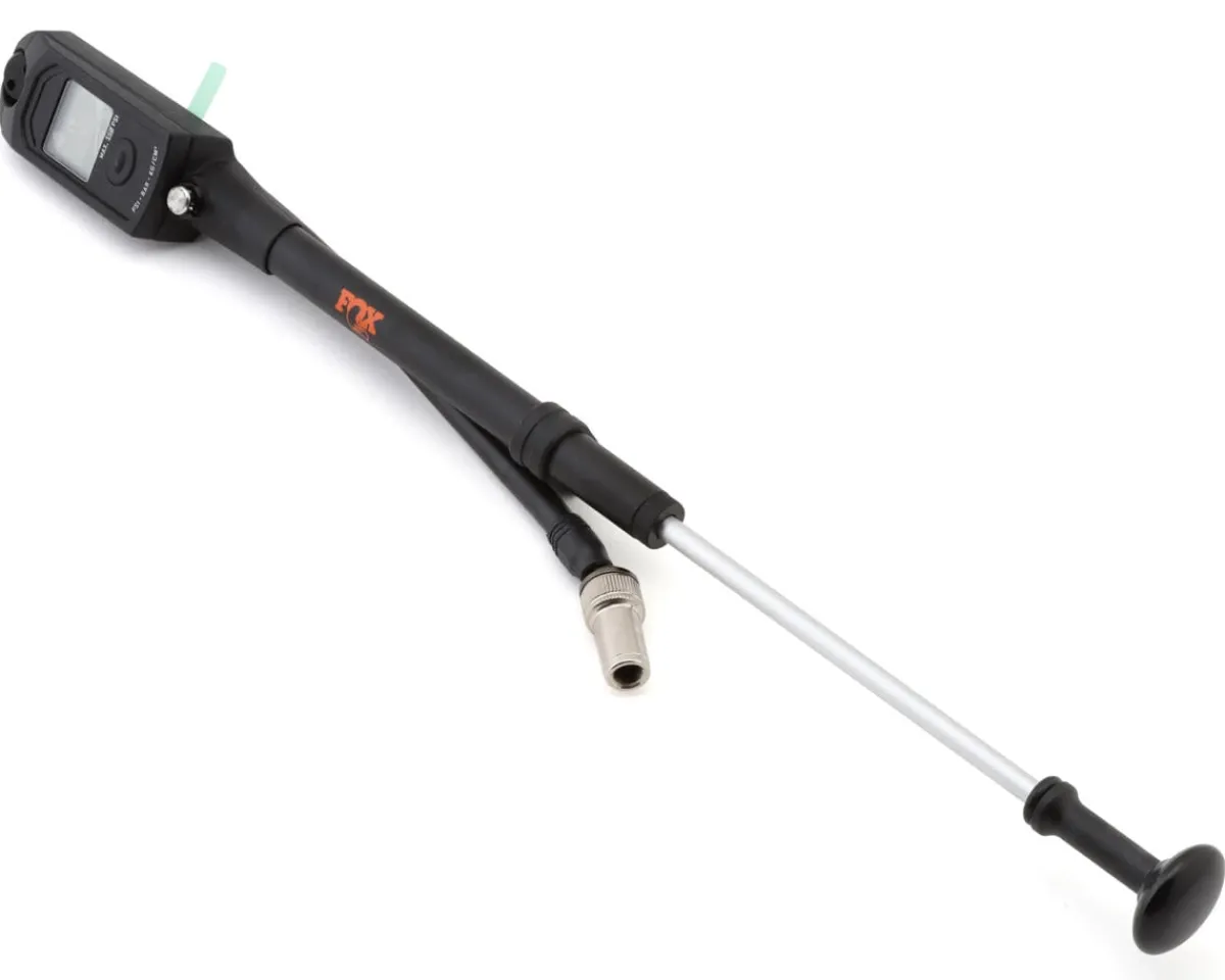 Fox Suspension Pumps & Co2|Suspension|Digital Shock Pump (Black) (350 PSI) (w/ Swivel Head)