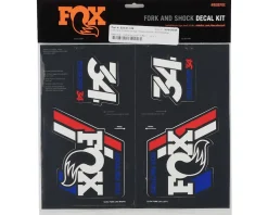 Fox Suspension Suspension|Heritage Decal Kit for Forks & Shocks (Red/White/Blue) (All Models Except Step Casts)