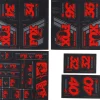 Fox Suspension Frame Protection & Decals|Heritage Decal Kit (Red)