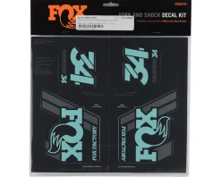 Fox Suspension Suspension|Heritage Decal Kit for Forks & Shocks (Mint) (All Models Except Step Casts)