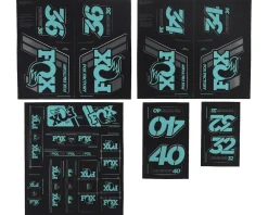 Fox Suspension Suspension|Heritage Decal Kit for Forks & Shocks (Mint) (All Models Except Step Casts)