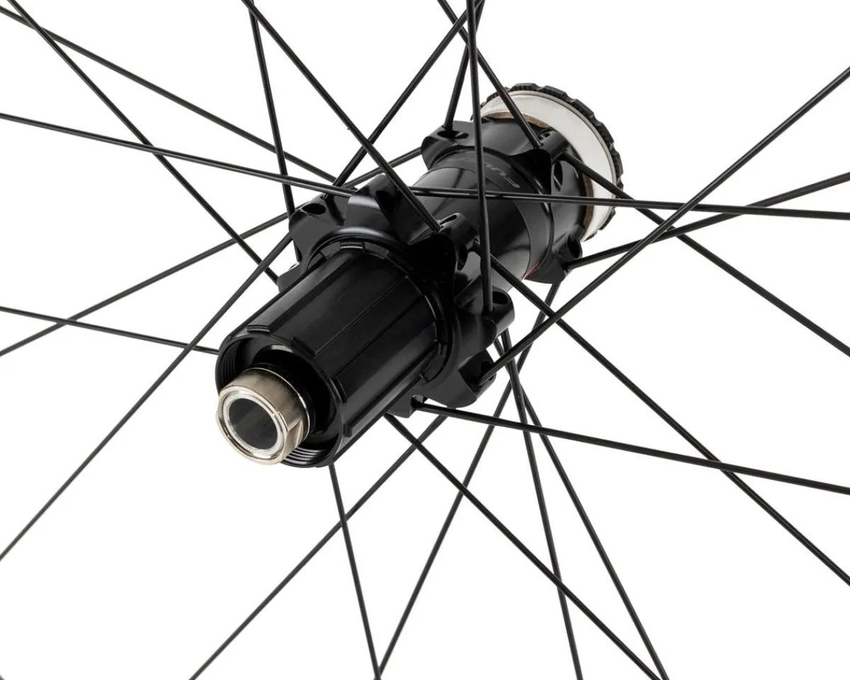 Fulcrum Wheels & Parts|Rapid Red 5 Disc Brake Gravel Wheelset (Black) (Shimano HG 11/12) (12/15 x 100, 12 x 142mm) (700c) (Centerlock) (Tubeless)