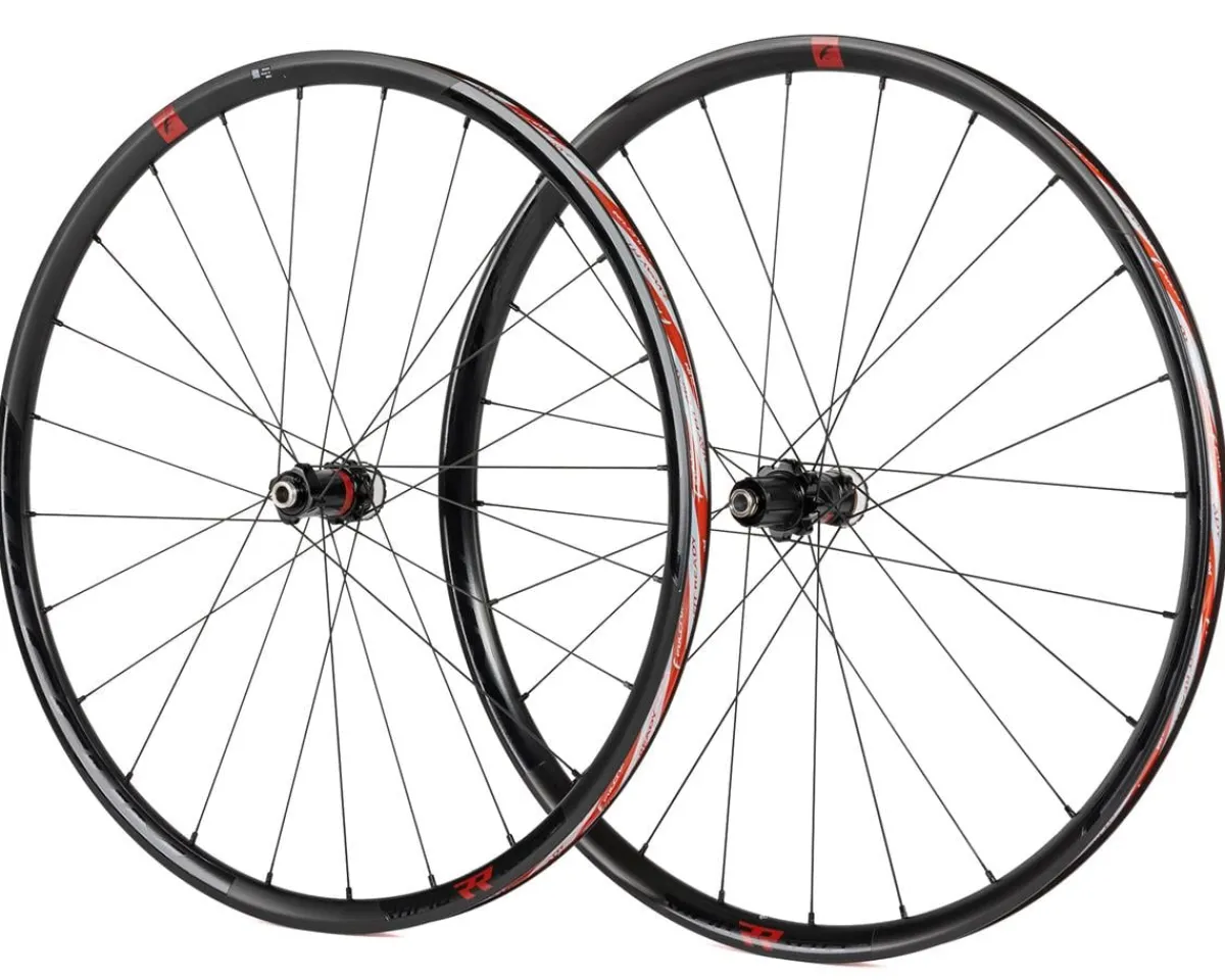 Fulcrum Wheels & Parts|Rapid Red 5 Disc Brake Gravel Wheelset (Black) (Shimano HG 11/12) (12/15 x 100, 12 x 142mm) (700c) (Centerlock) (Tubeless)
