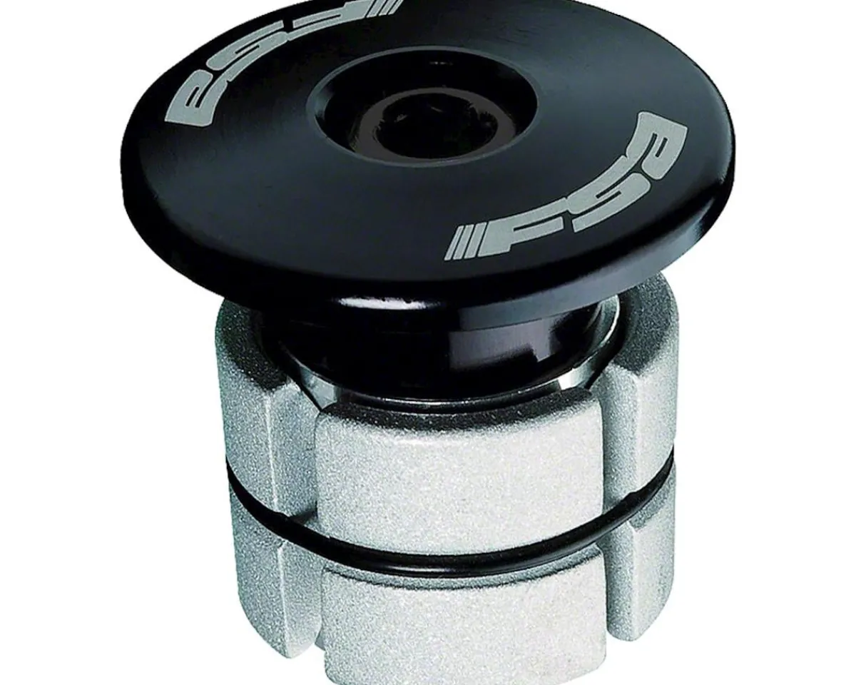 Full Speed Ahead Headsets & Spacers|Compressor Expander Plug & Top Cap (Black) (1-1/8")