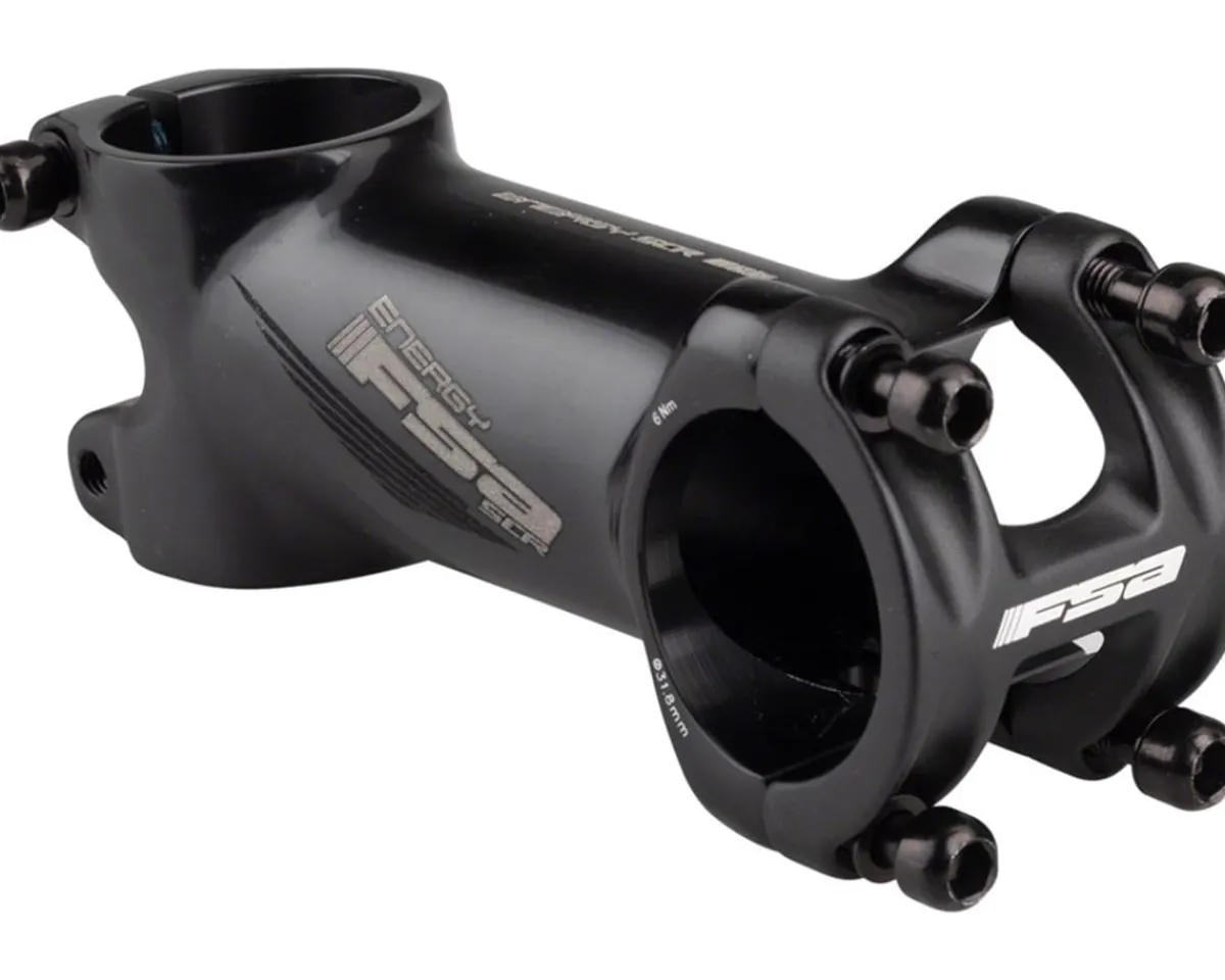 Full Speed Ahead Stems & Parts|Energy SCR Stem (Black/Grey) (31.8mm Clamp) (80mm) (6°)
