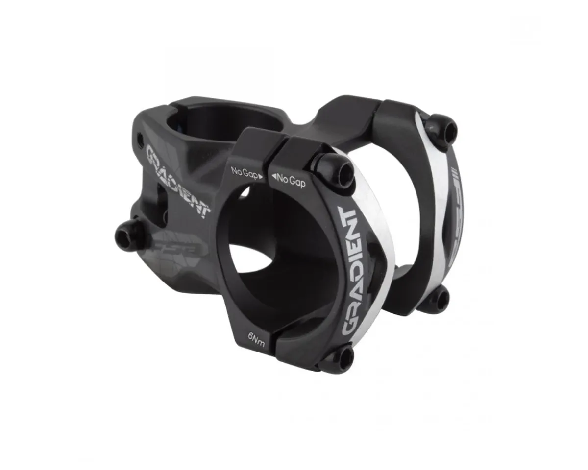 Full Speed Ahead Stems & Parts|Gradient MTB Stem (Black) (35mm Clamp) (35mm) (6°)