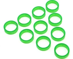 Full Speed Ahead Headsets & Spacers|PolyCarbonate Headset Spacers (Green) (1-1/8") (10) (10mm)