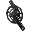 Full Speed Ahead Cranksets & Parts|SL-K 2x Modular Carbon Crankset (Black) (For Shimano HG+ 12-Speed) (165mm) (53/39T) (30mm 386EVO Spindle)