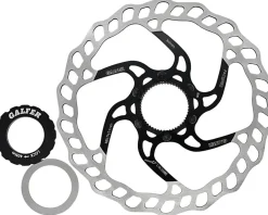 Galfer Brakes|Wave Mountain Bike Disc Brake Rotor (Black) (Centerlock) (160mm)