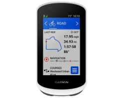 Garmin Bike Computers|Edge Explore 2 GPS Cycling Computer Power Mount Bundle (White)