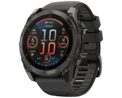 Garmin Watches|fenix 8 AMOLED Watch (Carbon Grey DLC Titanium) (51mm)
