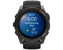 Garmin Watches|fenix 8 AMOLED Watch (Carbon Grey DLC Titanium) (51mm)