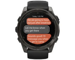 Garmin Watches|fenix 8 AMOLED Watch (Carbon Grey DLC Titanium) (51mm)
