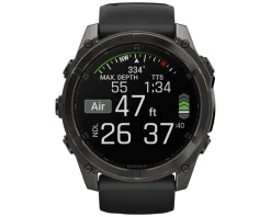 Garmin Watches|fenix 8 AMOLED Watch (Carbon Grey DLC Titanium) (51mm)