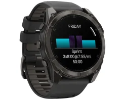 Garmin Watches|fenix 8 AMOLED Watch (Carbon Grey DLC Titanium) (51mm)