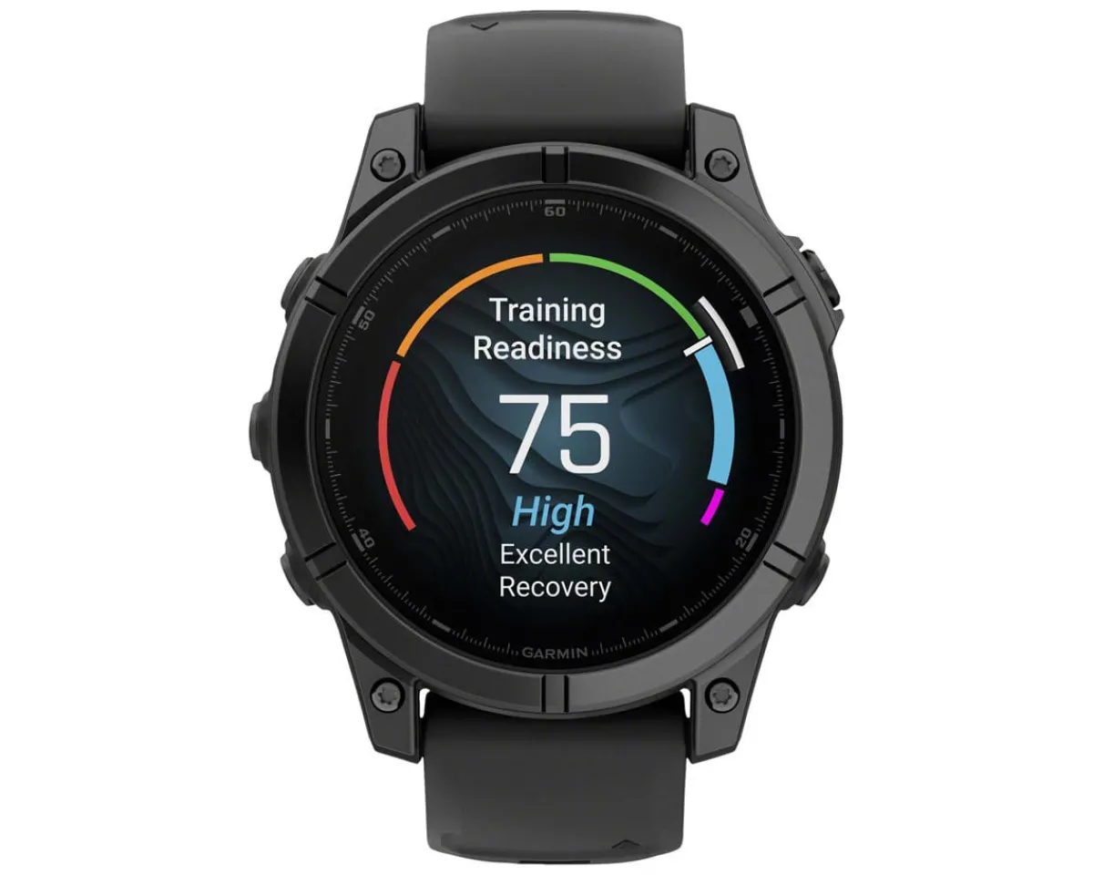 Garmin Watches|fenix E GPS Smartwatch (Slate Grey Steel/Black) (47mm Case) (AMOLED Display)