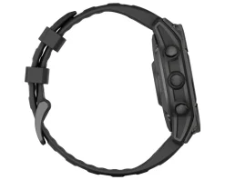 Garmin Watches|fenix E GPS Smartwatch (Slate Grey Steel/Black) (47mm Case) (AMOLED Display)
